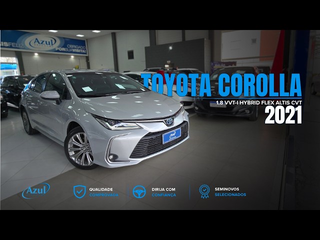 Vídeo TOYOTA COROLLA 1.8 VVT-I HYBRID FLEX ALTIS CVT