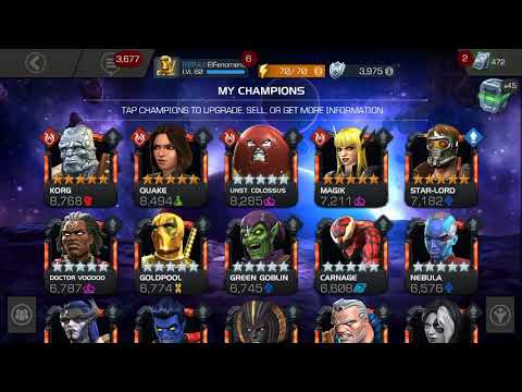 Who to rank 5 first?! Omega Red or Symbiote Supreme -Marvel Contest Of Champions