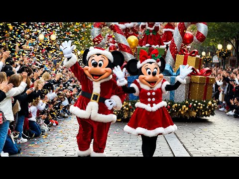 [4K] Full Disneyland Christmas Experience 2025 🎁 Parade, Characters & Winter Decorations