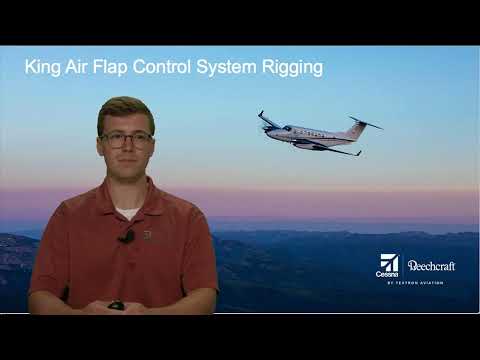 King Air Flap Control Rigging