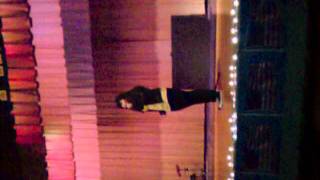 Tiff singing Norah Jones' American Anthem.
