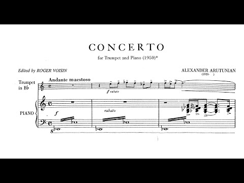 Alexander Arutiunian - Trumpet Concerto (Piano Reduction Score)