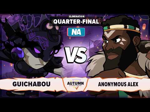 Anonymous Alex vs Guichabou - Elimination Quarter Final - Autumn Championship 2025 - NA 1v1