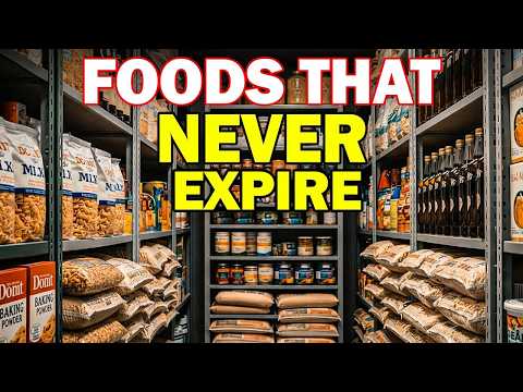 31 Foods To STOCKPILE That NEVER EXPIRE!