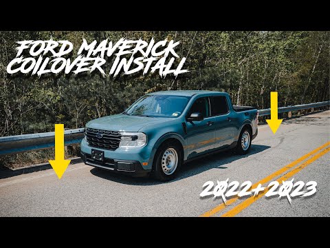 2022 - 2023 Ford Maverick Coilover Install // ISC Suspension
