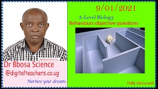 Behaviours objective revision questions