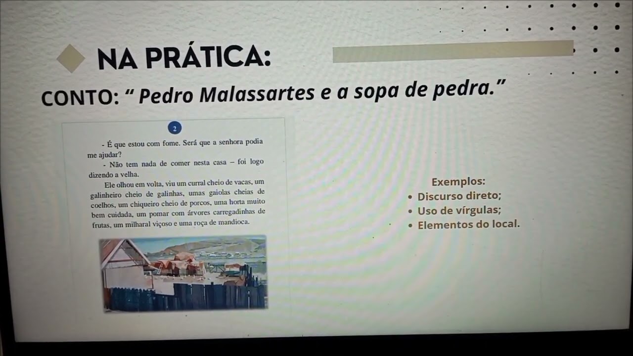 Aula de estágio - Letras/ 5° período