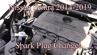 Nissan Sentra 2014-2019 Spark Plug Change!