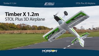 E-flite Timber X 1.2m SAFE Select BNF Basic