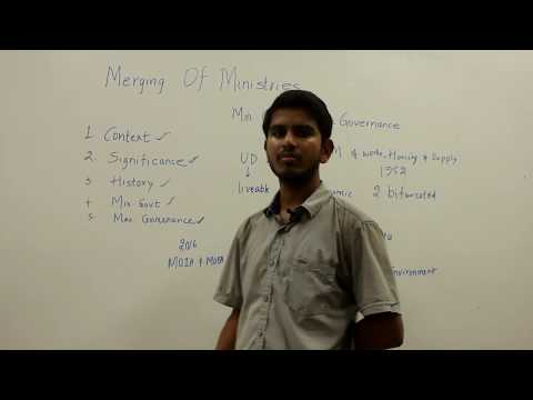 Modi's Mantra : Merging Ministries-Minimum Government