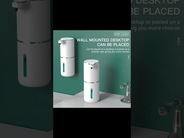 Vídeo relacionado con ZHHGOO Dispensador de Jabón Automático,500mL Gran Capacidad, Niveles Ajustables, Batería Recargable por USB, IPX5 Resistente al Agua para Baño, Cocina, Hotel y Zonas Públicas (Gel)