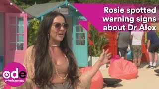 Love Island's Rosie thinks Dr Alex is fakest in the villa