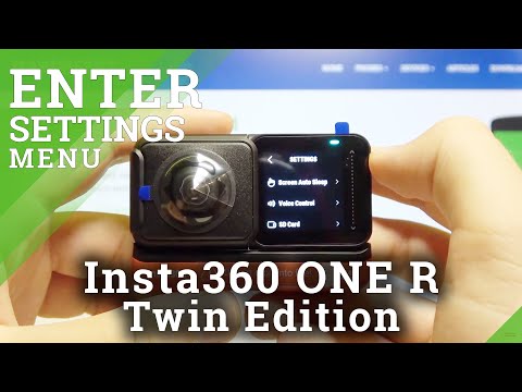 How to Enter Settings Menu in Insta360 ONE R TWIN EDITION?