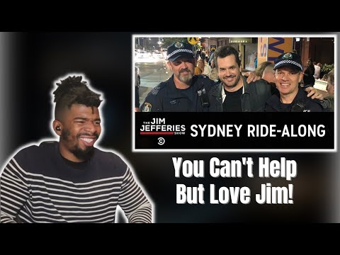 AMERICAN REACTS TO Going on a Ride-Along with the Australian Police - The Jim Jefferies Show