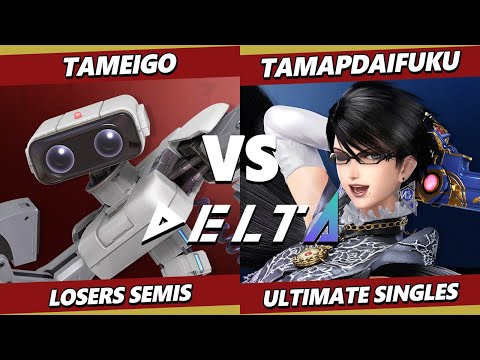 Delta 11 LOSERS SEMIS - tameigo (ROB) Vs. TamaPdaifuku (Bayonetta) Smash Ultimate - SSBU