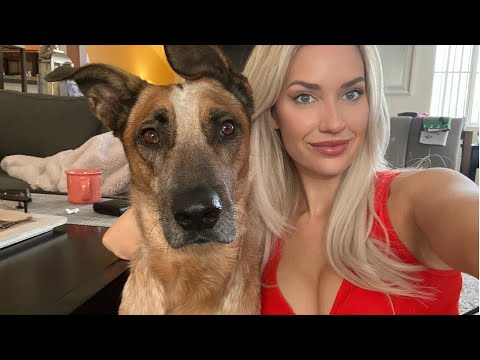 Golfer Paige Spiranac Steps Up To The Tee As The Lady In Red