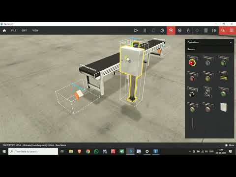 Create Your First Industrial Scene in Factory IO Industrial Simulator Part 1
