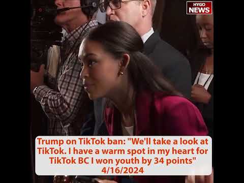 Trump: I have warm spot for TikTok; Trump to Netanyahu: if hostages not back, all hell break out