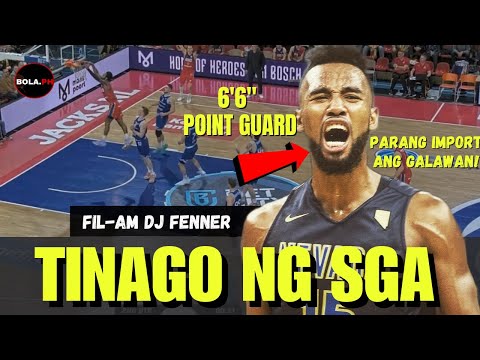 6'6" FIL-AM GUARD DJ FENNER , PARANG IMPORT ANG GALAWAN!