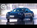 Chris Harris Drives RWD Porsche Taycan: World's Longest EV Drift Record Attempt | Top Gear