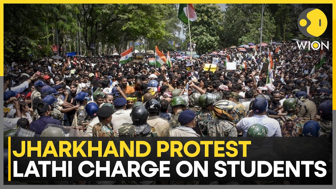 Jharkhand Student Protest: Police Resort To Lathi Charge | WION News