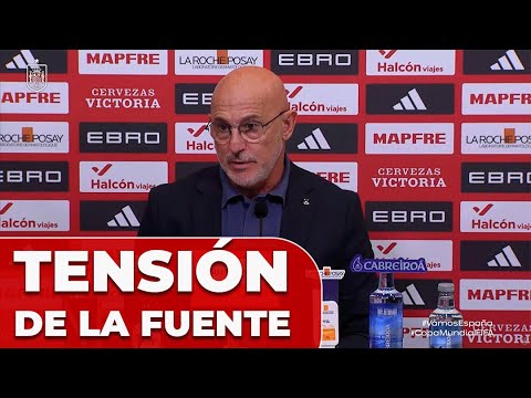 La TENSIÓN de LUIS DE LA FUENTE en RUEDA de PRENSA por la LESIÓN de LAMINE YAMAL