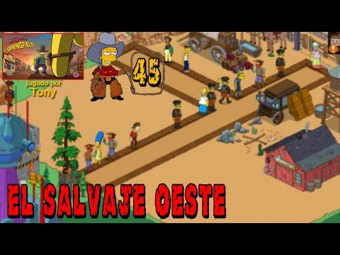 Los Simpson Springfield "El Salvaje Oeste, Cap. 45: "Homer y el Cofre de oro" por Tony