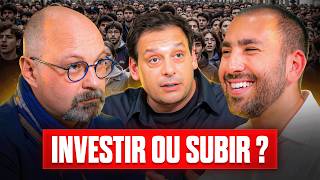 Retraites : un expert de la finance explique le sujet à deux citoyens.