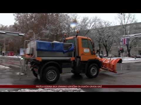 Snijeg ne stvara probleme u Osijeku - službe spremne i za hladnije dane