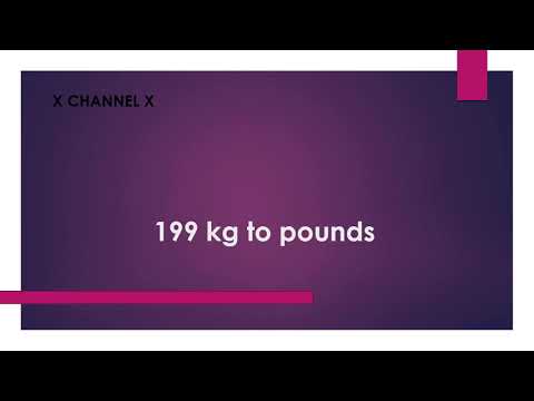 199 kg to pounds