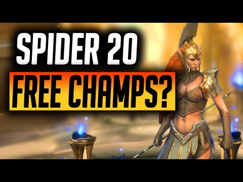 Spider 20 with FREE CHAMPIONS! | Raid: Shadow Legends