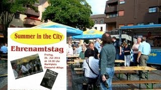 preview picture of video 'Summer in the City Ennepetal Ehrenamtstag Milsper Marktplatz  26.7.2013'