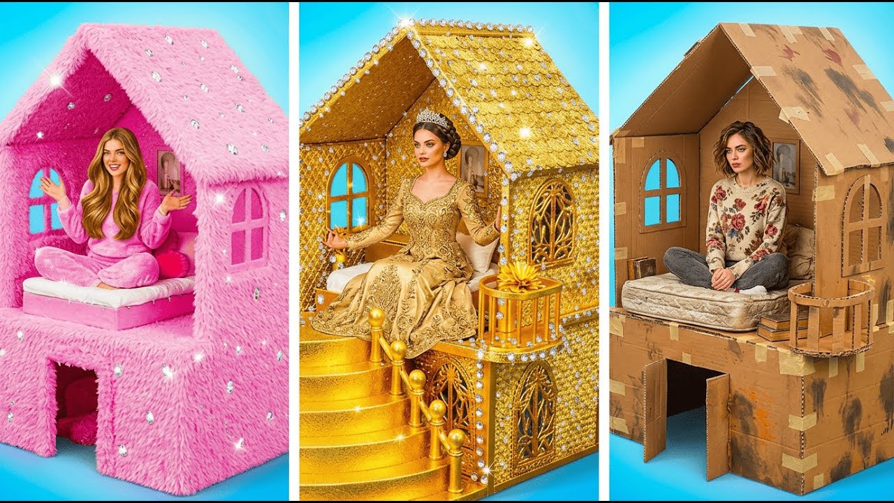 DIYハック対VIPスタイル ✨ 次世代の部屋改造バトル