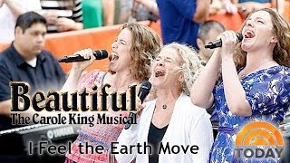 Abby Mueller, Chilina Kennedy &amp; Carole King - &quot;I Feel the Earth Move&quot; NBC Today 05Aug2015