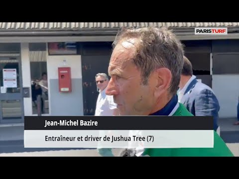 Jean Michel Bazire, entraîneur et driver de Jushua Tree, lauréat du Prix Raymond Fouard