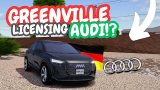 Greenville IS LICENSING This Big CAR BRAND!