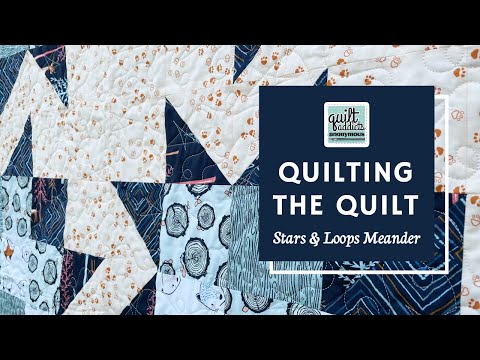 Easy Star & Loop Meander - Quilting Stitch Tutorial