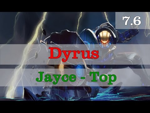 Dyrus - Jayce vs Gragas - Top Season 7 Patch 7.6 (Ranked GamePlay)