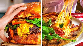 Mouthwatering DIY Fast Food Combo! Ultimate Burger & Pizza Recipe Mashup