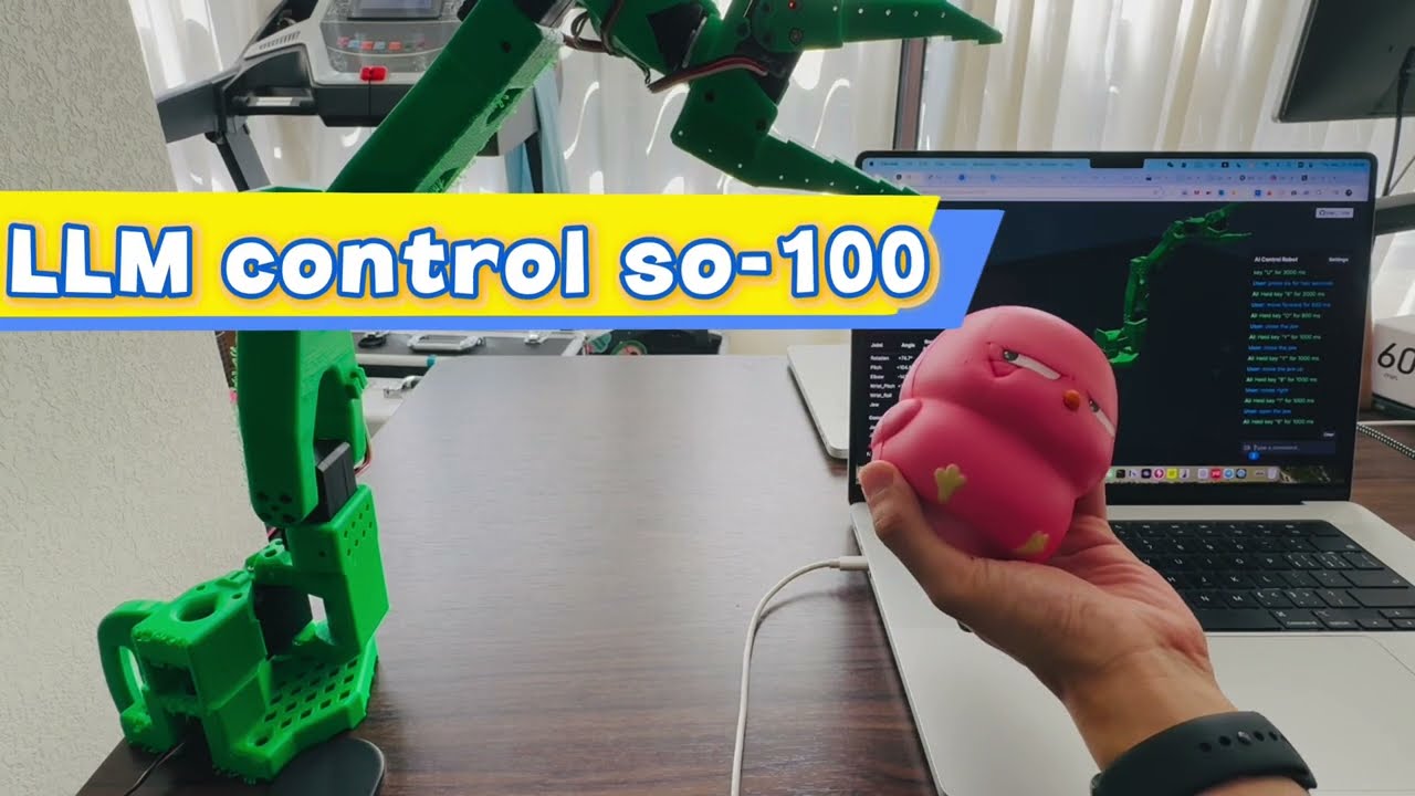 Control the so-arm100/101 robot arm using LLMs with ease