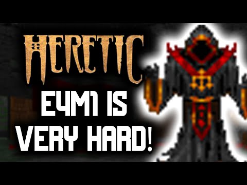 The TOUGHEST Heretic Level (E4M1)
