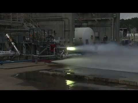 3-D Printed Rocket Injector Roars to Life: The most complex 3-D printed rocket injector ever built by NASA roars to life on the test stand at NASA’s Marshall Space Flight Center in Huntsville, Alabama.