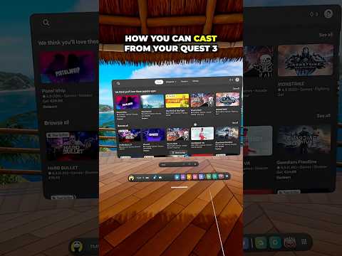 How to cast Meta Quest 3 to TV or Phone!