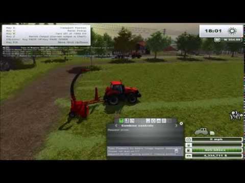 Let's Play Farming Simulator 2013   Courseplay Tutorial #9   Windrowing with JF FCT1060 Pro