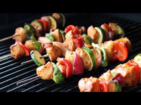 Recipe - Marinated Teriyaki Chicken Kabobs...