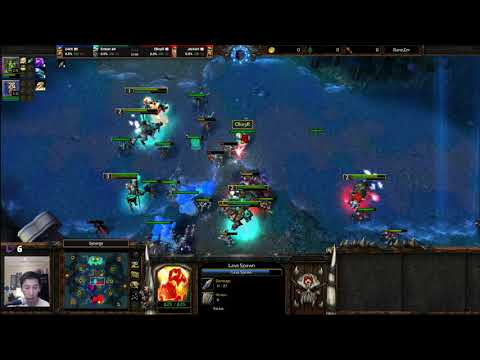 D4rK (Orc) Ember (UD) vs JarAsH (Orc) OkeyR (HU) - WarCraft 3 - 2v2 - WC3267