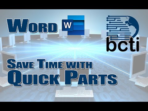 Microsoft Word - Quick Parts
