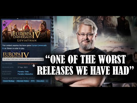 Paradox Johan Apologizes For Leviathan Release, Talks Future Of EU4