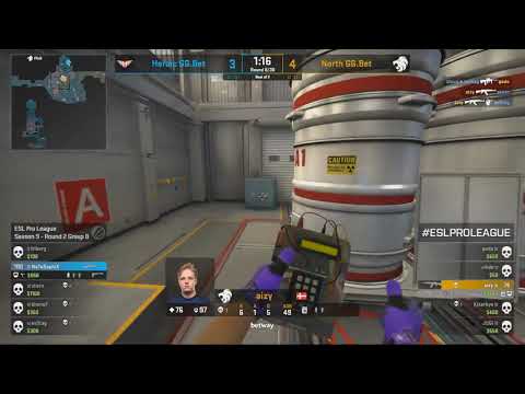 aizy - 1vs3 clutch (Heroic vs North) ESL Pro League Season 9 Europe
