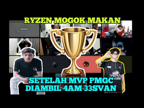 KEADAAN BTR RYZEN SETELAH MVP PMGC 2020 DIAMBIL ALIH 4AM 33SVAN ~ RYZEN GAK MAU MAKAN